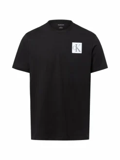 Calvin Klein Jeans Shirts<Herren T-Shirt schwarz uni