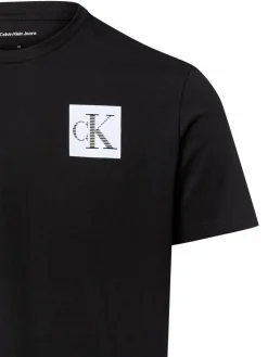Calvin Klein Jeans Shirts<Herren T-Shirt schwarz uni