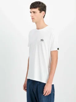 Alpha Industries Shirts<Herren T-Shirt weiß bedruckt