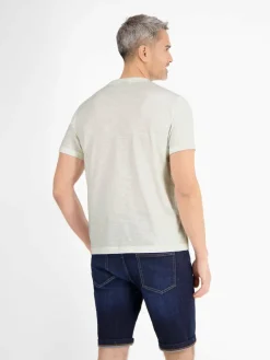 LERROS Shirts<Herren T-Shirt weiß uni