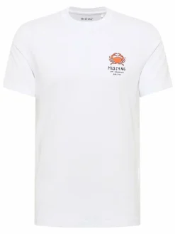 Mustang Shirts<Herren T-Shirt weiß uni