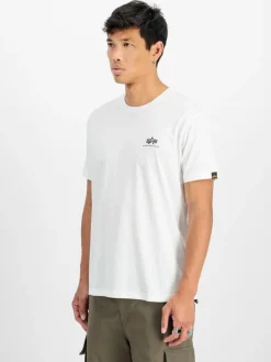 Alpha Industries Shirts<Herren T-Shirt weiß bedruckt