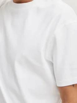 Solid Shirts<Herren T-Shirt weiß uni