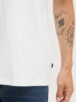 Solid Shirts<Herren T-Shirt weiß uni