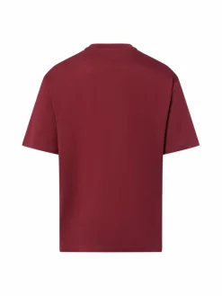 Finshley & Harding London Shirts<Herren T-Shirt bordeaux bedruckt