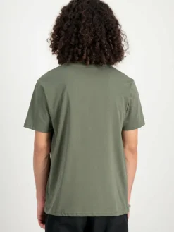Alpha Industries Shirts<Herren T-Shirt oliv bedruckt