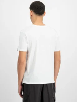 Alpha Industries Shirts<Herren T-Shirt weiß bedruckt