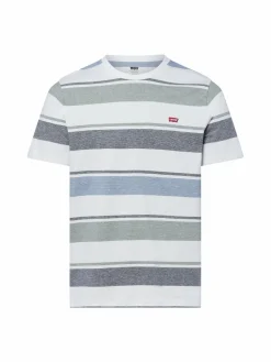 Levi's Shirts<Herren T-Shirt lind weiß gestreift