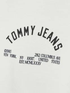 Tommy Jeans Shirts<Herren T-Shirt weiß bedruckt