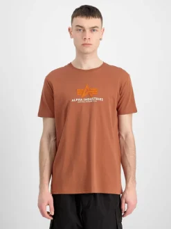 Alpha Industries Shirts<Herren T-Shirt braun bedruckt