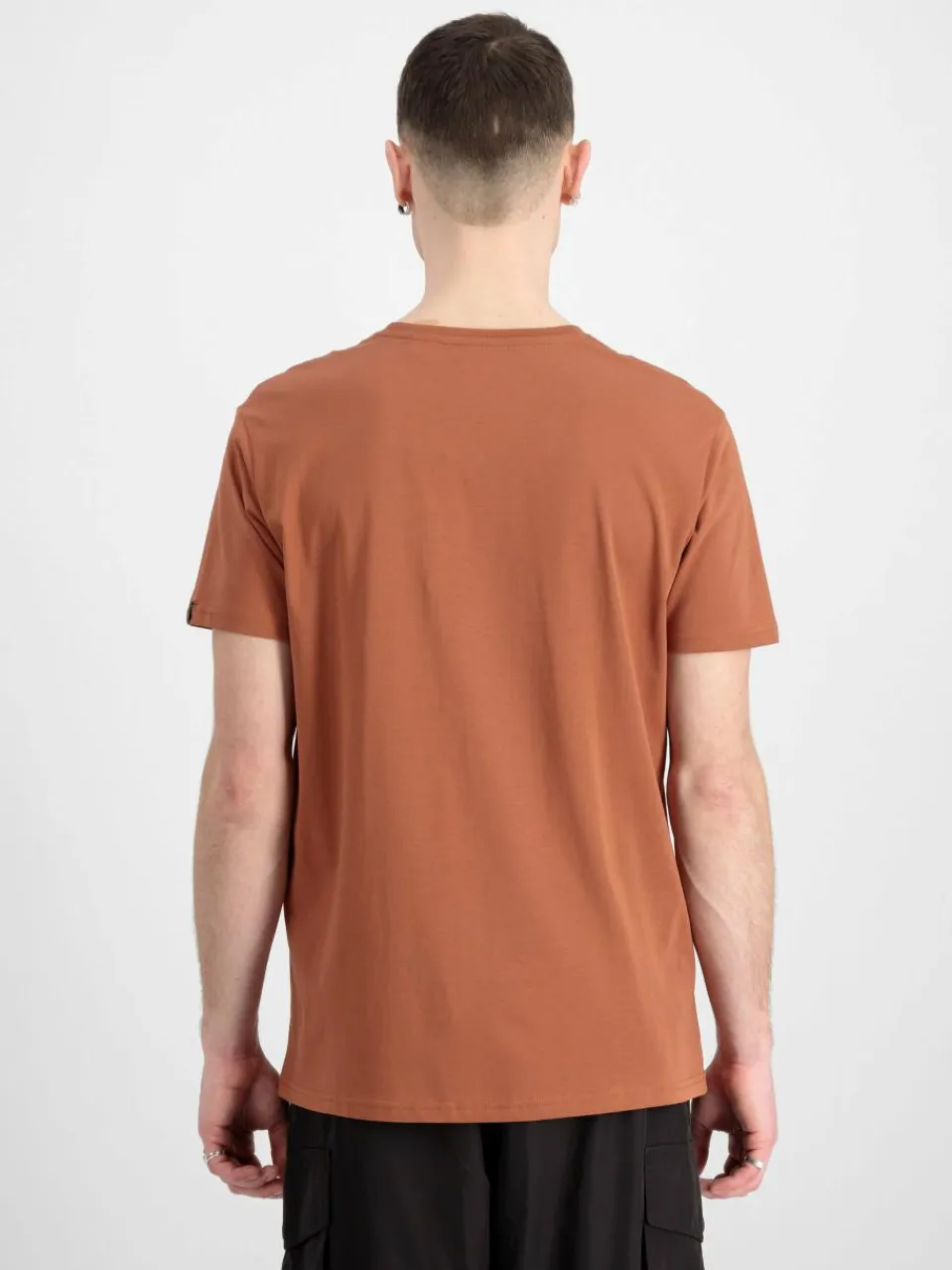 Alpha Industries Shirts<Herren T-Shirt braun bedruckt