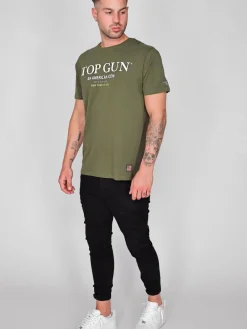 Topgun Shirts<Herren T-Shirt oliv uni