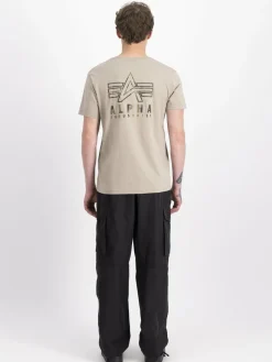 Alpha Industries Shirts<Herren T-Shirt grün bedruckt