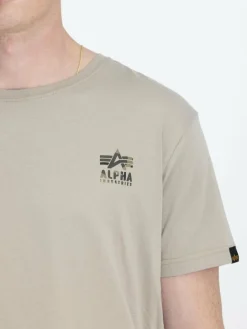 Alpha Industries Shirts<Herren T-Shirt grün bedruckt