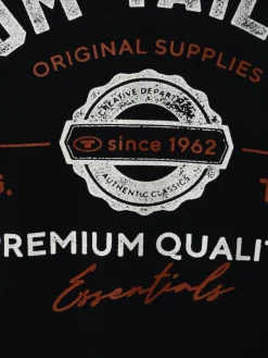 Tom Tailor Shirts<Herren T-Shirt marine bedruckt