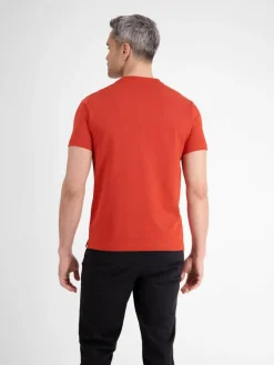 LERROS Shirts<Herren T-Shirt rot uni
