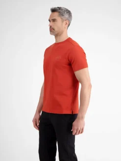 LERROS Shirts<Herren T-Shirt rot uni