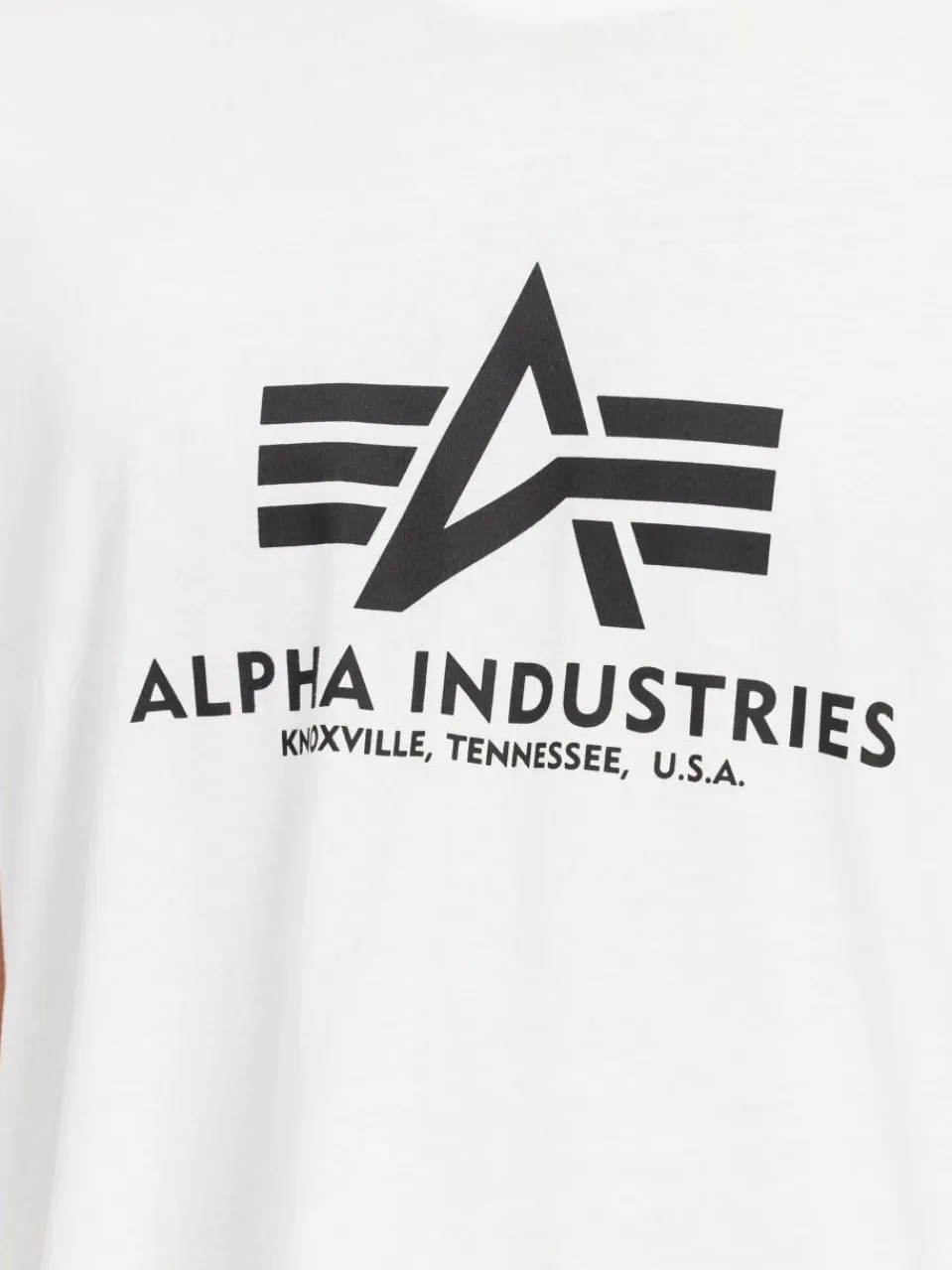 Alpha Industries Shirts<Herren T-Shirt weiß bedruckt