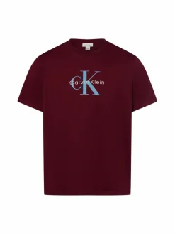 Calvin Klein Jeans Shirts<Herren T-Shirt bordeaux uni