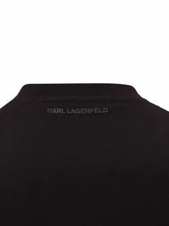 KARL LAGERFELD Shirts<Herren T-Shirt schwarz uni