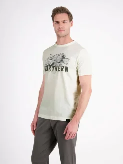 LERROS Shirts<Herren T-Shirt weiß uni