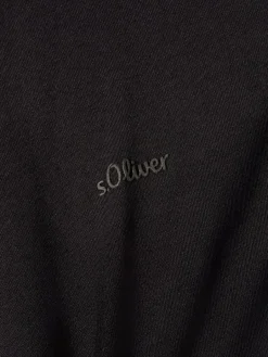 s.Oliver Shirts<Herren T-Shirt schwarz uni