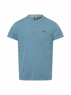 Superdry Shirts<Herren T-Shirt petrol meliert