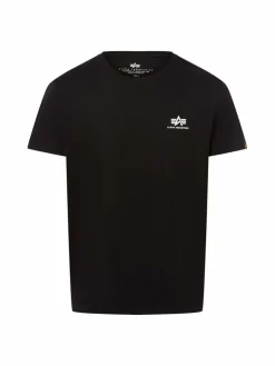 Alpha Industries Shirts<Herren T-Shirt schwarz uni