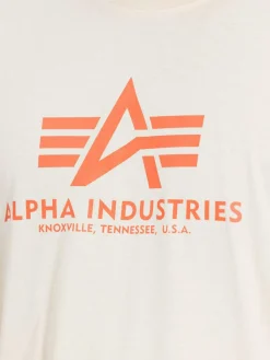 Alpha Industries Shirts<Herren T-Shirt weiß bedruckt
