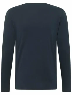 Mustang Shirts<Herren T-Shirt blau uni