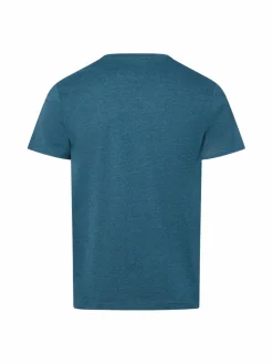 Nils Sundström Shirts<Herren T-Shirt petrol meliert