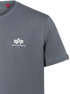 Alpha Industries Shirts<Herren T-Shirt denim uni