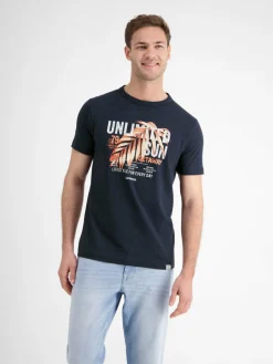 LERROS Shirts<Herren T-Shirt marine uni