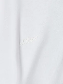 s.Oliver Shirts<Herren T-Shirt weiß uni