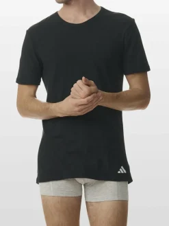 adidas Sportswear Shirts<Herren T-Shirt - Active Core Cotton schwarz uni