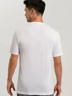 Hanro Shirts<Herren T-Shirt - Day & Night weiß uni