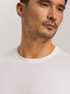 Hanro Shirts<Herren T-Shirt - Day & Night weiß uni