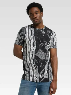 Herren Carlo Colucci Shirts>Herren T-Shirt - Einhaeuserer