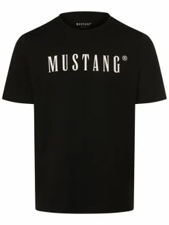 Mustang Shirts<Herren T-Shirt - Austin schwarz bedruckt