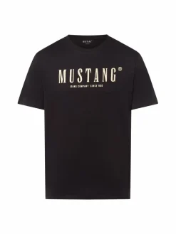 Mustang Shirts<Herren T-Shirt - Austin schwarz bedruckt