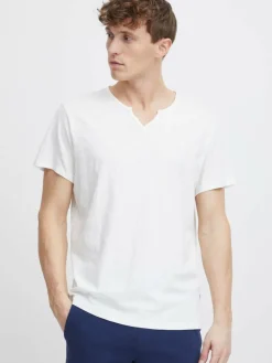 BLEND Shirts<Herren T-Shirt - BHAshton weiß meliert