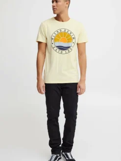 BLEND Shirts<Herren T-Shirt - BHBammer beige gemustert