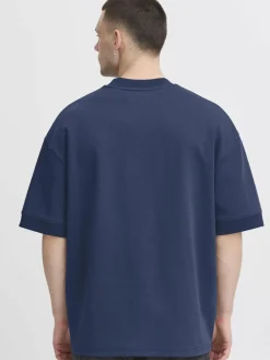 BLEND Shirts<Herren T-Shirt - BHBARTI blau uni