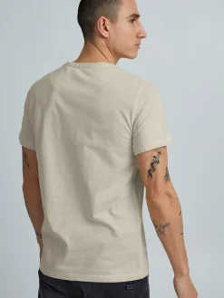 BLEND Shirts<Herren T-Shirt - BHBenedikt beige uni
