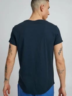 BLEND Shirts<Herren T-Shirt - BHElandro blau gemustert