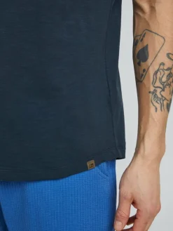 BLEND Shirts<Herren T-Shirt - BHElandro blau gemustert