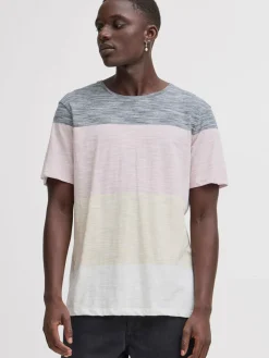 BLEND Shirts<Herren T-Shirt - BHJACOB weiß meliert