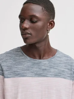 BLEND Shirts<Herren T-Shirt - BHJACOB weiß meliert