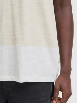 BLEND Shirts<Herren T-Shirt - BHJACOB weiß meliert