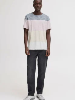 BLEND Shirts<Herren T-Shirt - BHJACOB weiß meliert